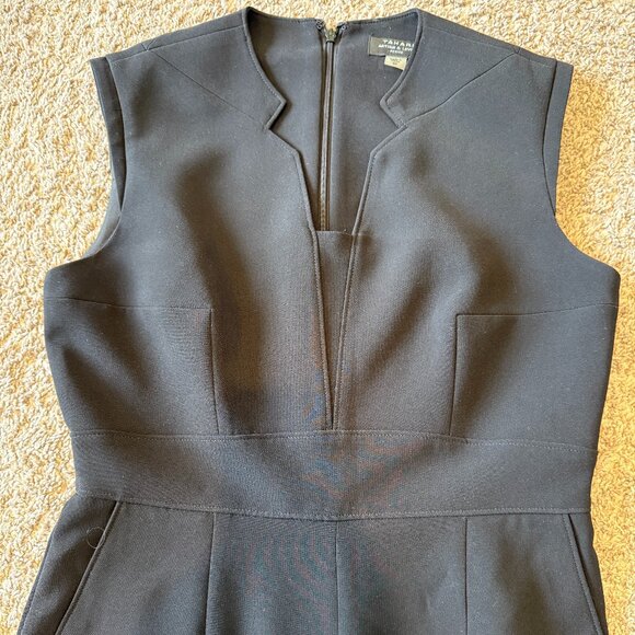 Tahari Classic Black Jumpsuit with Pockets Size 8P - Picture 2 of 12
